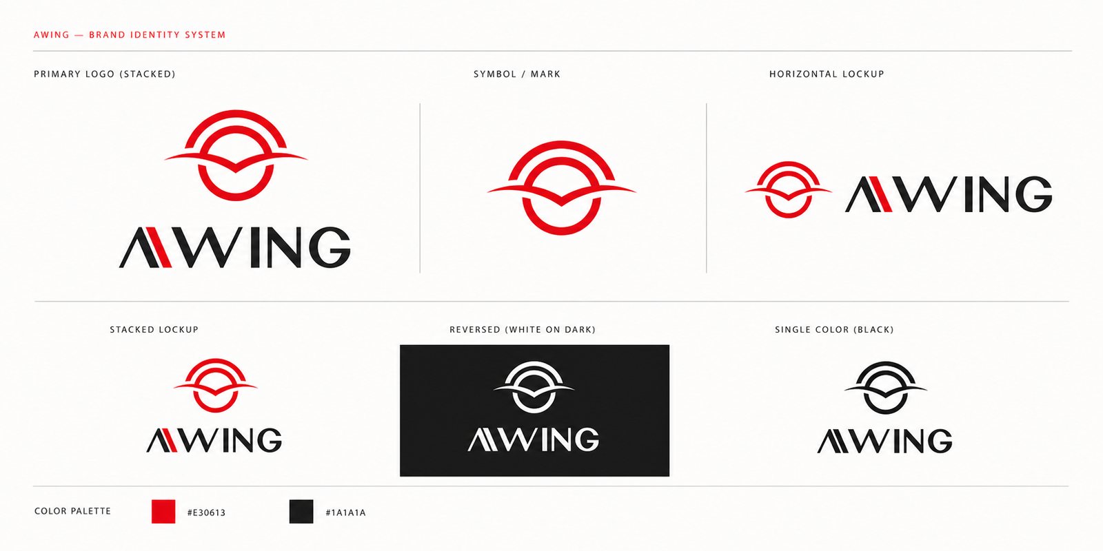 Hệ thống logo và biểu tượng AWING