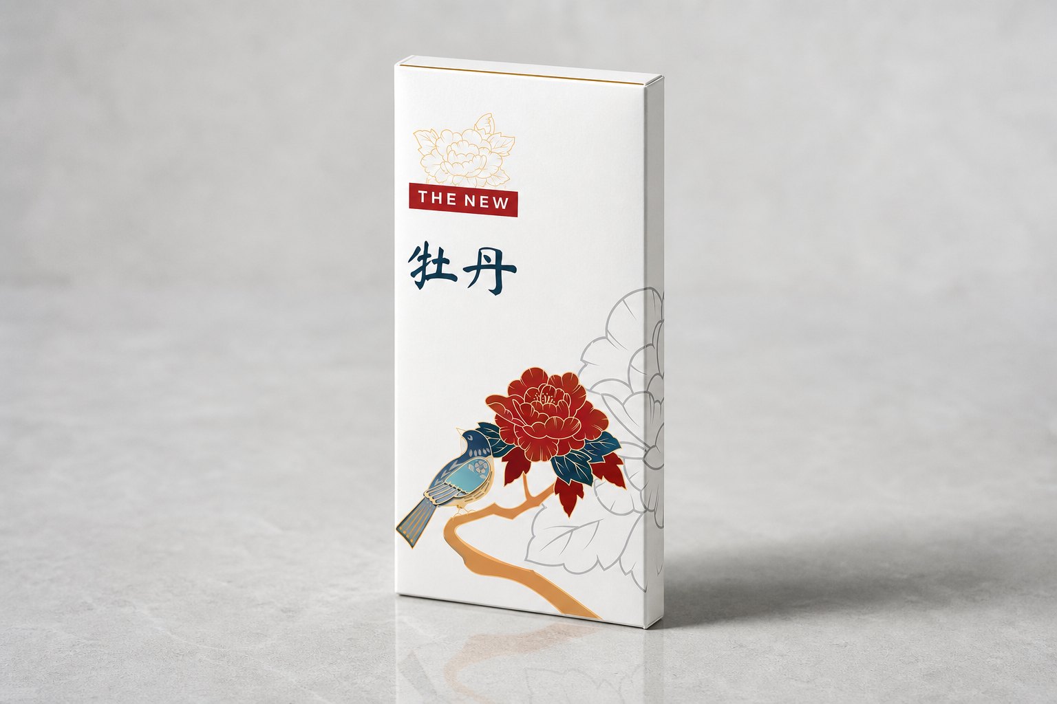 Bao bì dòng THE NEW mudan hoa mẫu đơn