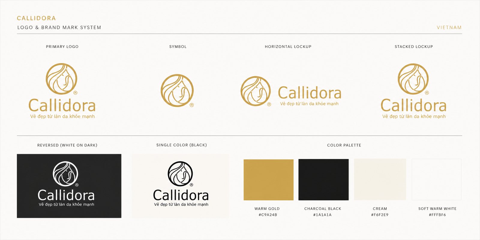 Hệ thống logo và nhận diện Callidora