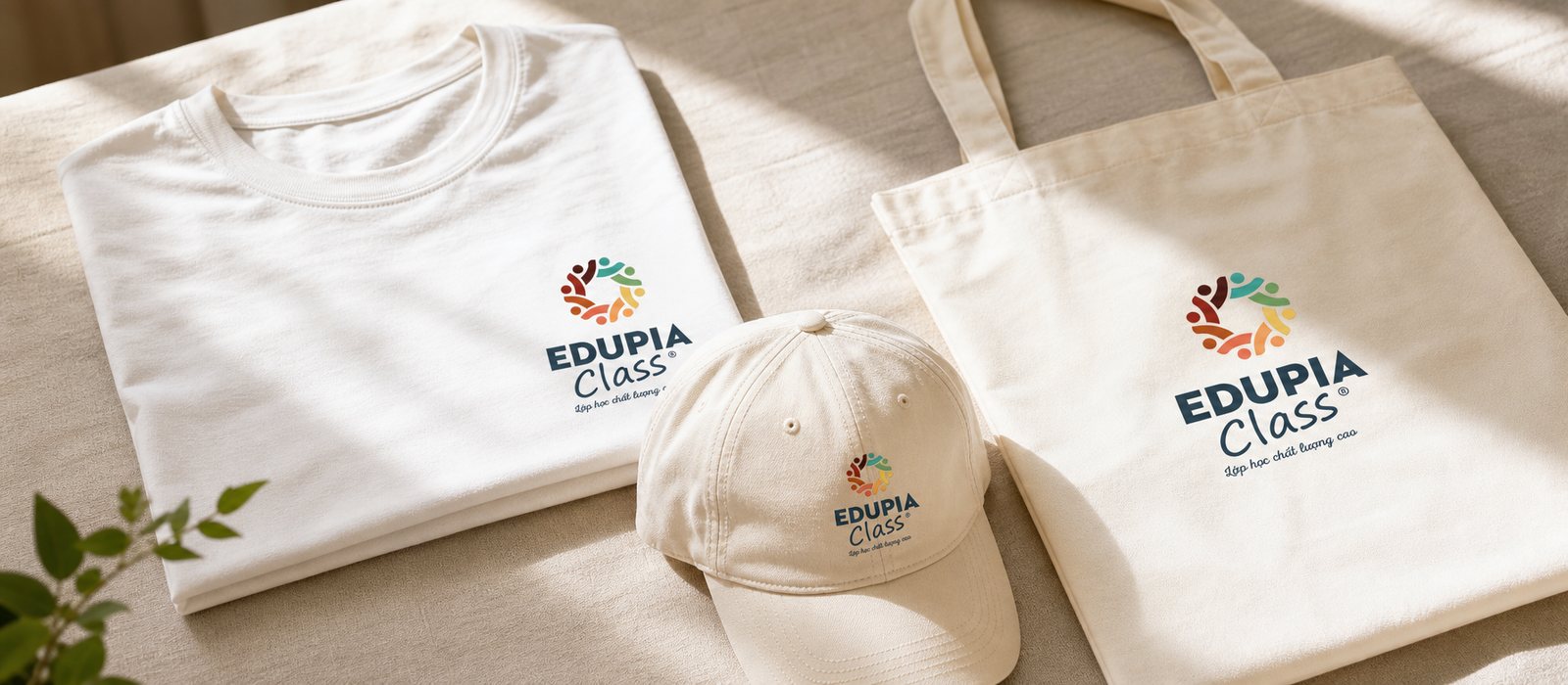 Đồng phục và ứng dụng nhận diện Edupia Class