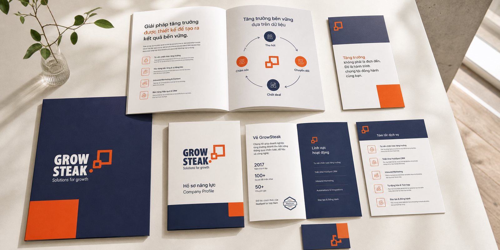GrowSteak company profile and sales materials