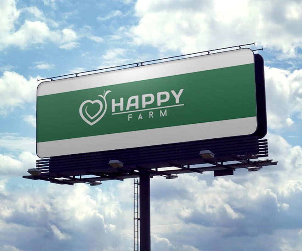 Billboard Happy Farm ngoài trời