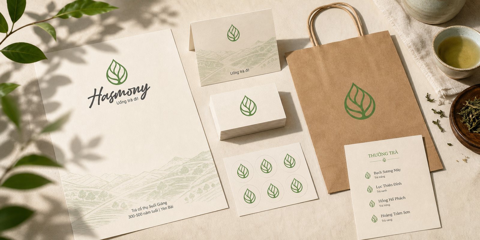Bộ ấn phẩm và văn phòng phẩm Hasmony