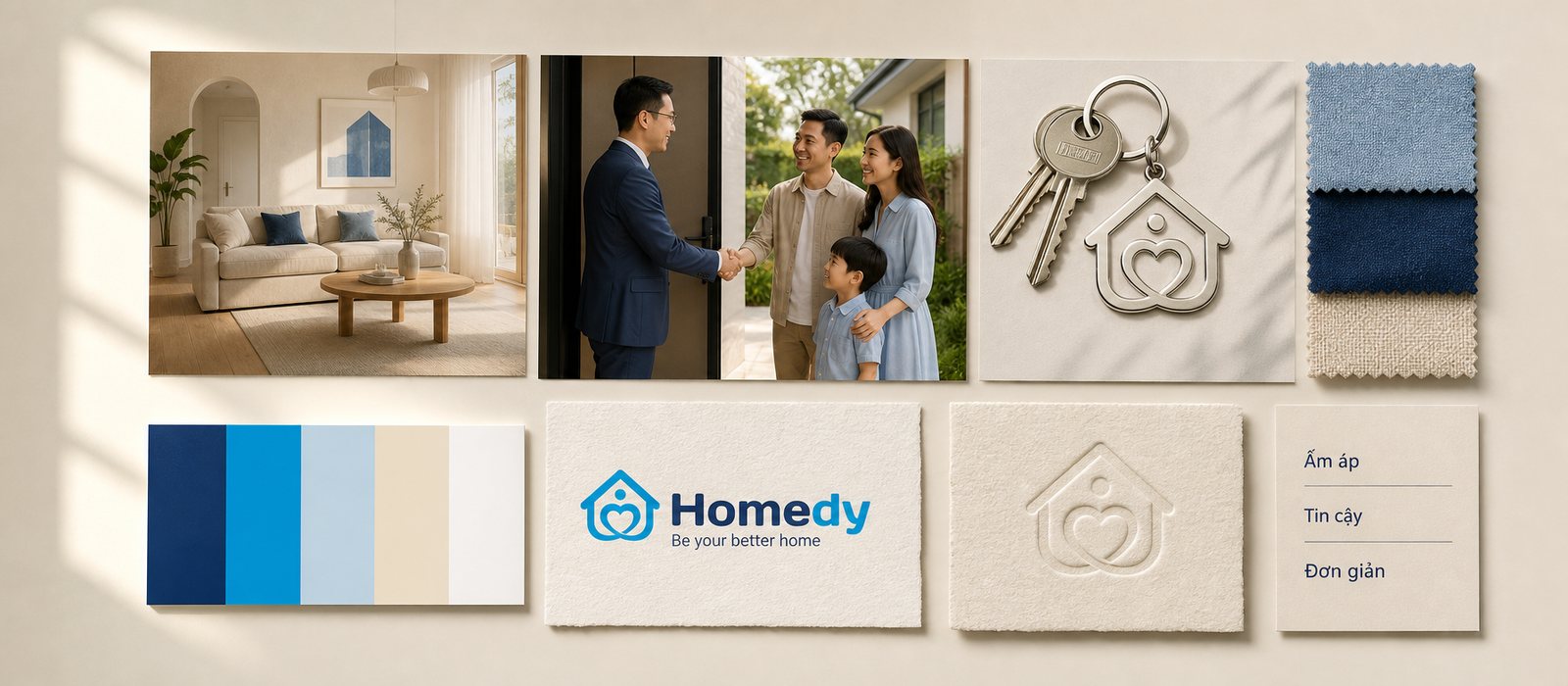 Homedy visual direction and brand spirit