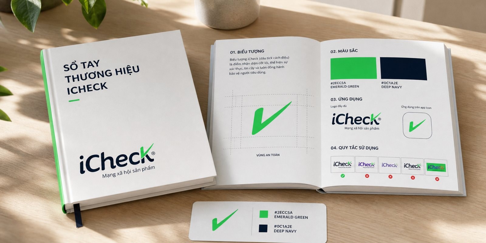 iCheck brand handbook and basic identity system