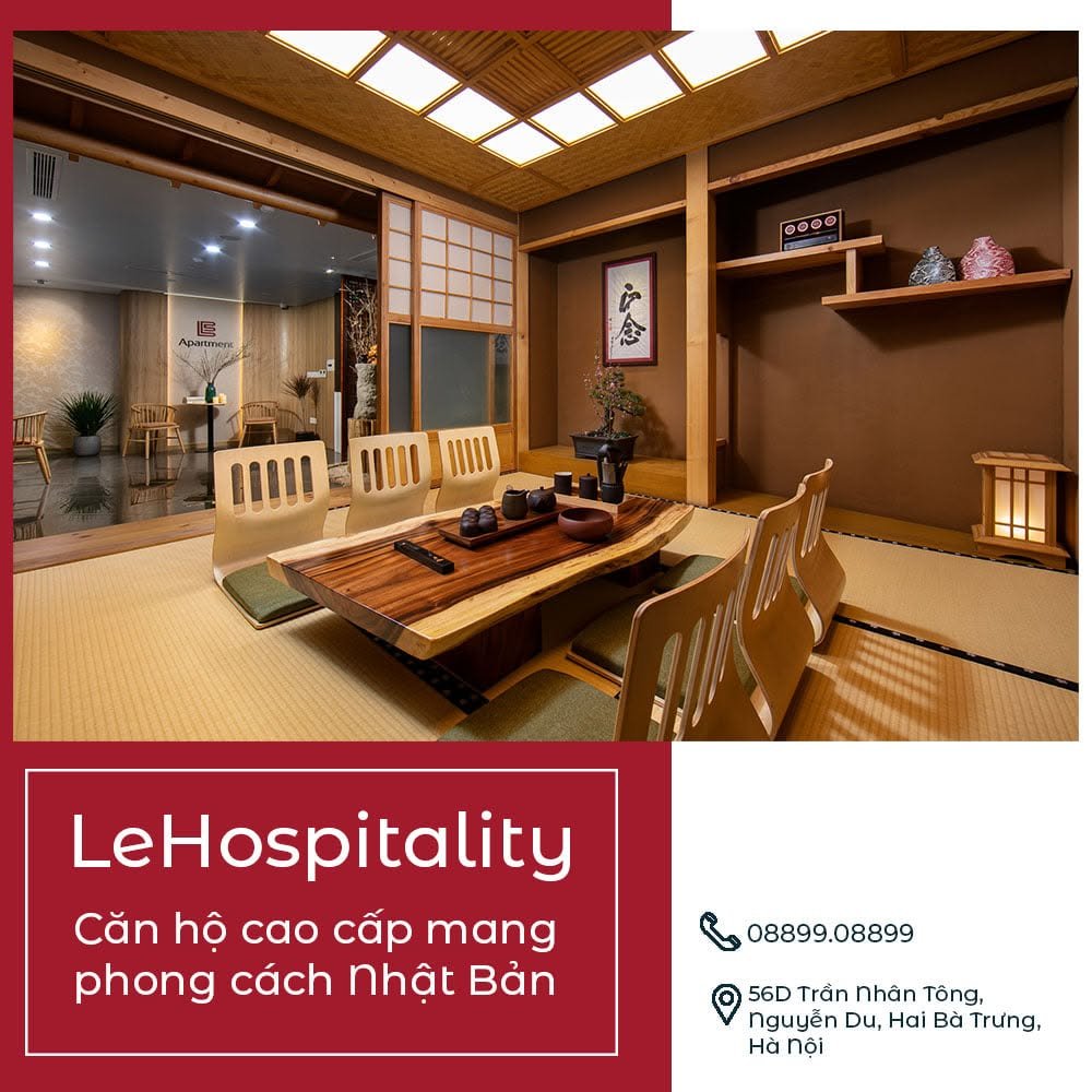 Trà thất kiểu Nhật Ấn phẩm giới thiệu trà thất Nhật của LE Hospitality