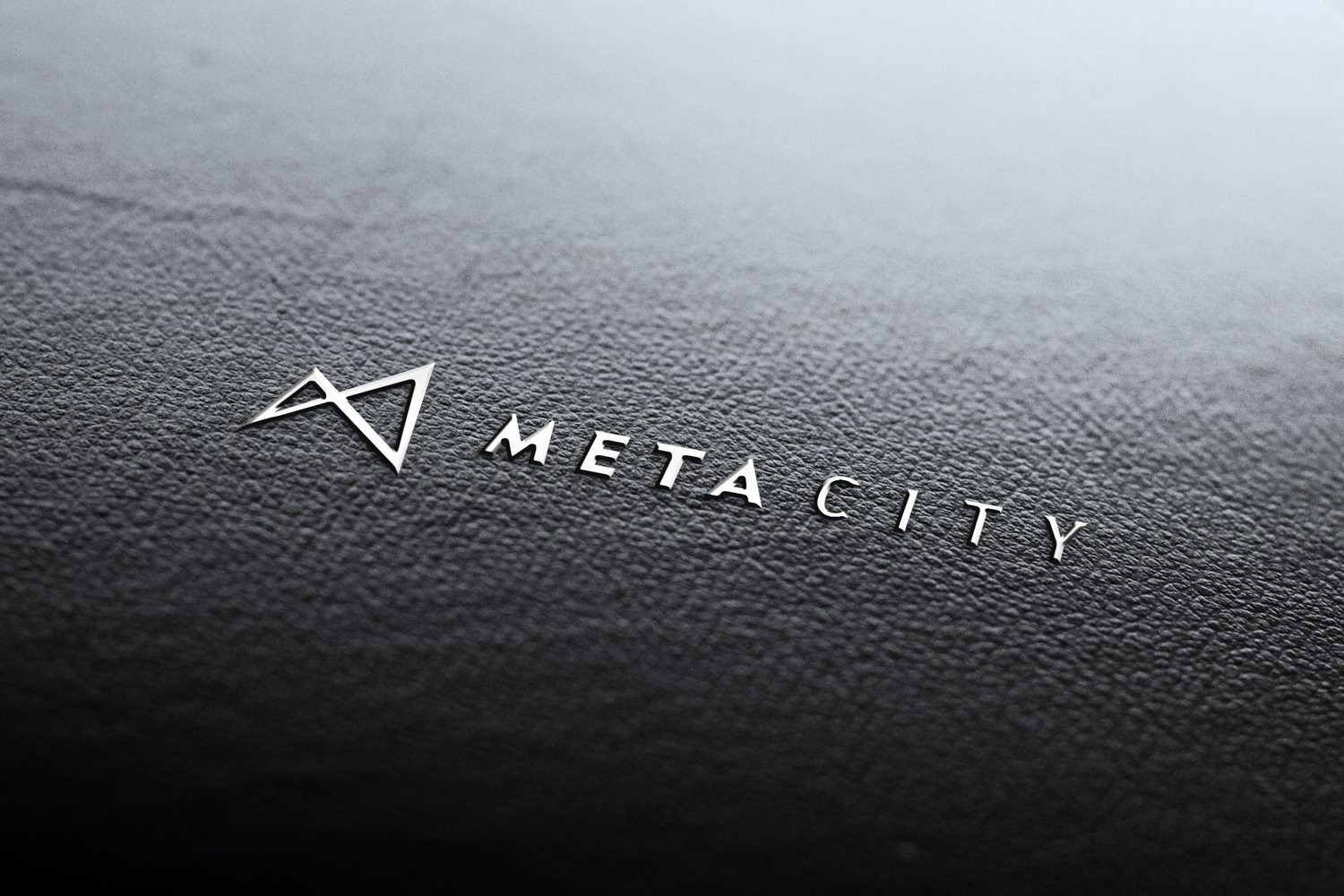Ép nhũ trên bìa da Biểu tượng Metacity ép nhũ trên bìa da