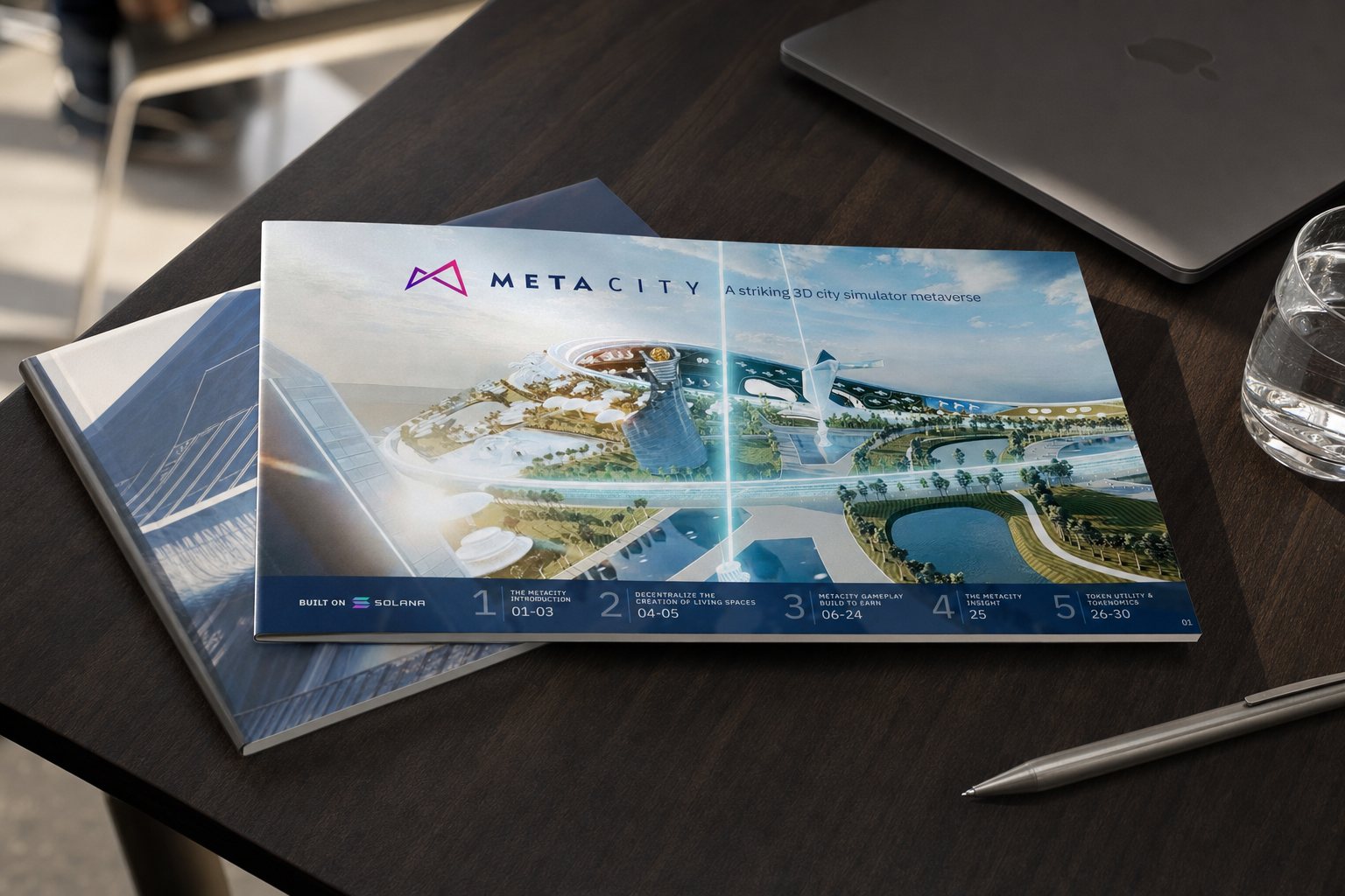 Bộ hồ sơ gọi vốn Metacity trên bàn họp