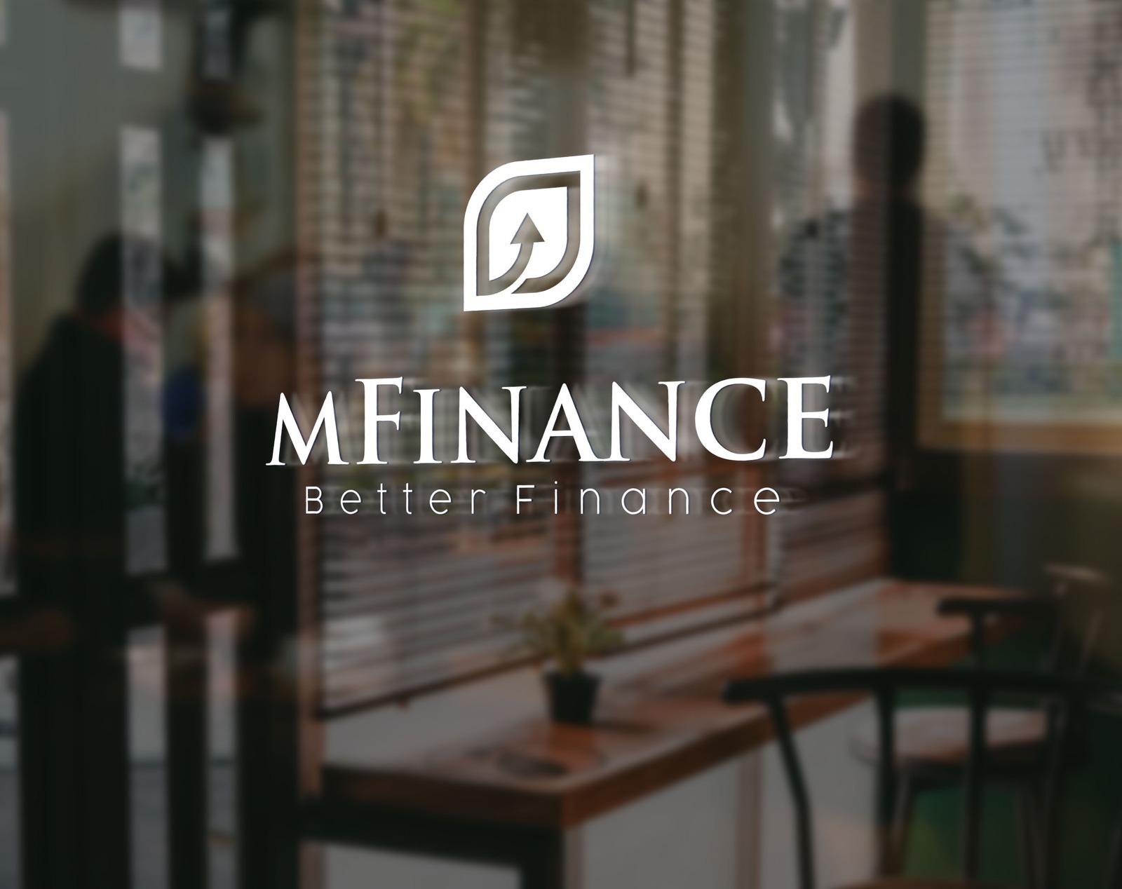 Nhận diện MFinance trên cửa kính văn phòng