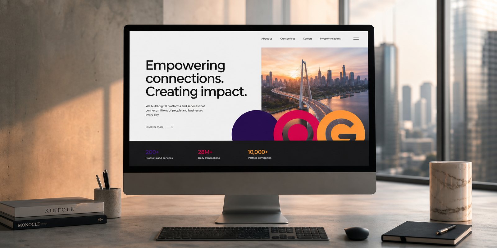 Website MOG áp dụng hệ nhận diện