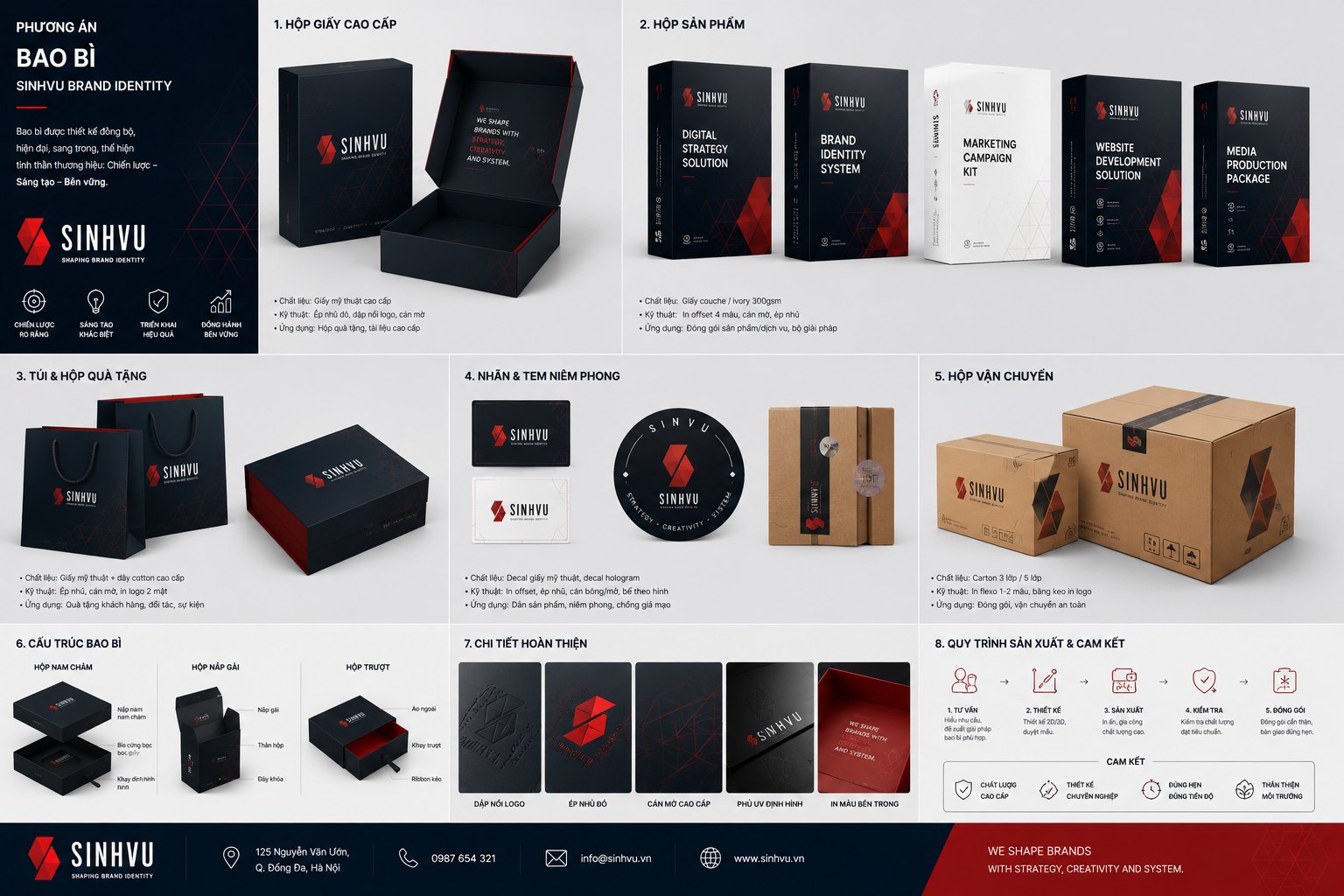 Sinh Vũ brand gift and merchandise set