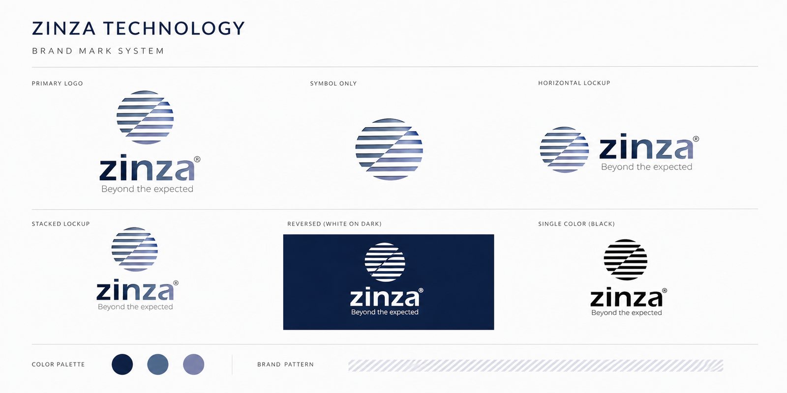 Hệ thống logo và biểu tượng ZINZA
