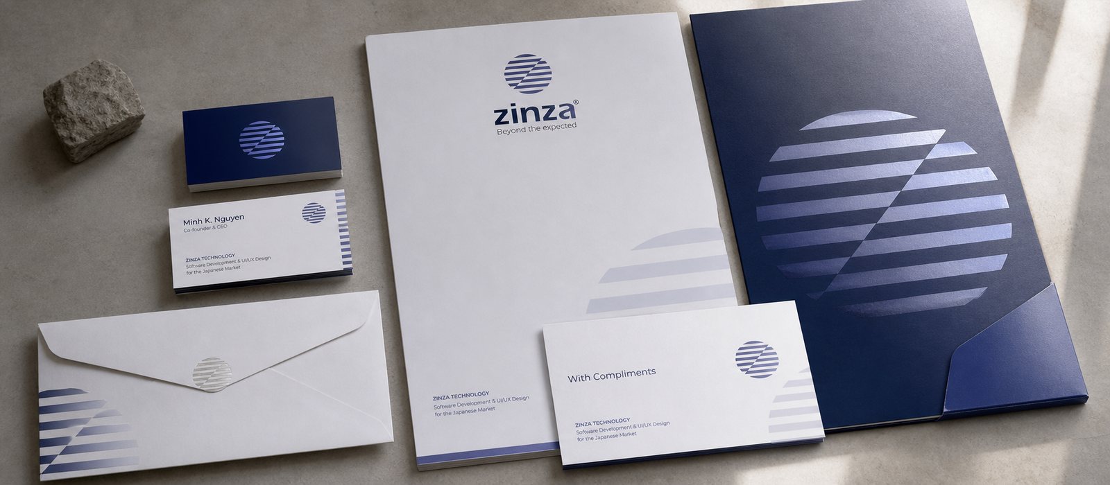 Bộ ấn phẩm văn phòng ZINZA